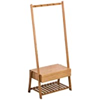 NAOYG COAT RACK Perchero con Almacenamiento Percheros Independientes Independientes con 5 Ganchos para Colgar Ropa Y…